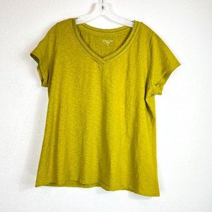 COLDWATER CREEK 100% COTTON T-SHIRT/BLOUSE SIZE 1X/18